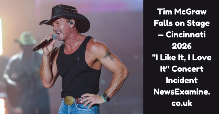 Tim McGraw Falls on Stage at Cincinnati Concert 2026: What Happened? Tim McGraw Falls on Stage